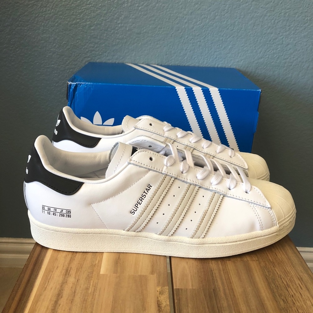 New Adidas Superstar Foundation Leather Sneakers Men’s Shoes Size 12